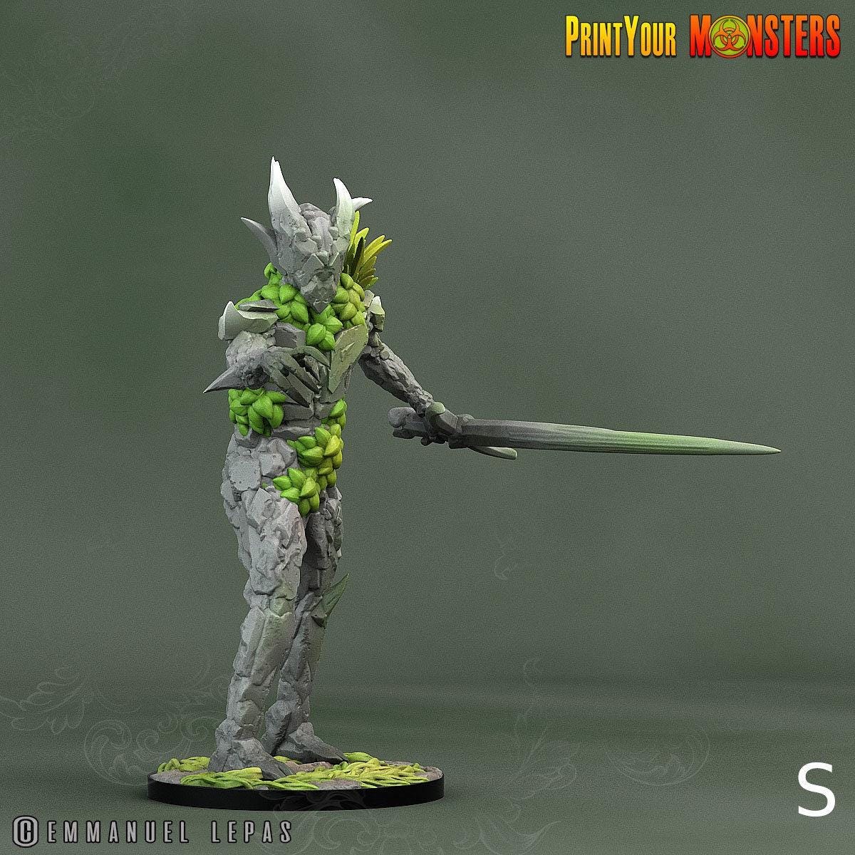 Rock Soldiers- Print Your Monsters | 32mm | Elemental | Earth | Stone | Golem