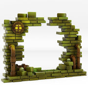 Sewer Portal With Its Toxic Liquid Effect - Print Your Monsters, Fantastic Portals | 32mm | Crypt | Dungeon