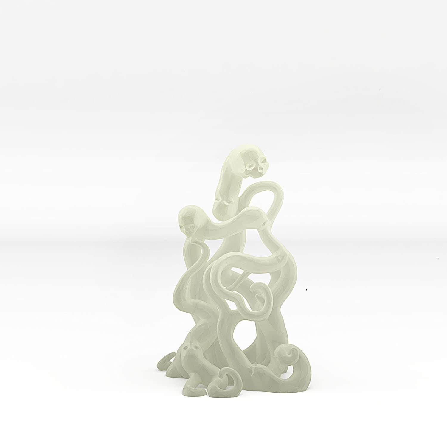 Catacomb Portal With Its Ghost Skulls Effect - Print Your Monsters, Fantastic Portals | 32mm | Crypt | Tomb | Ossuary