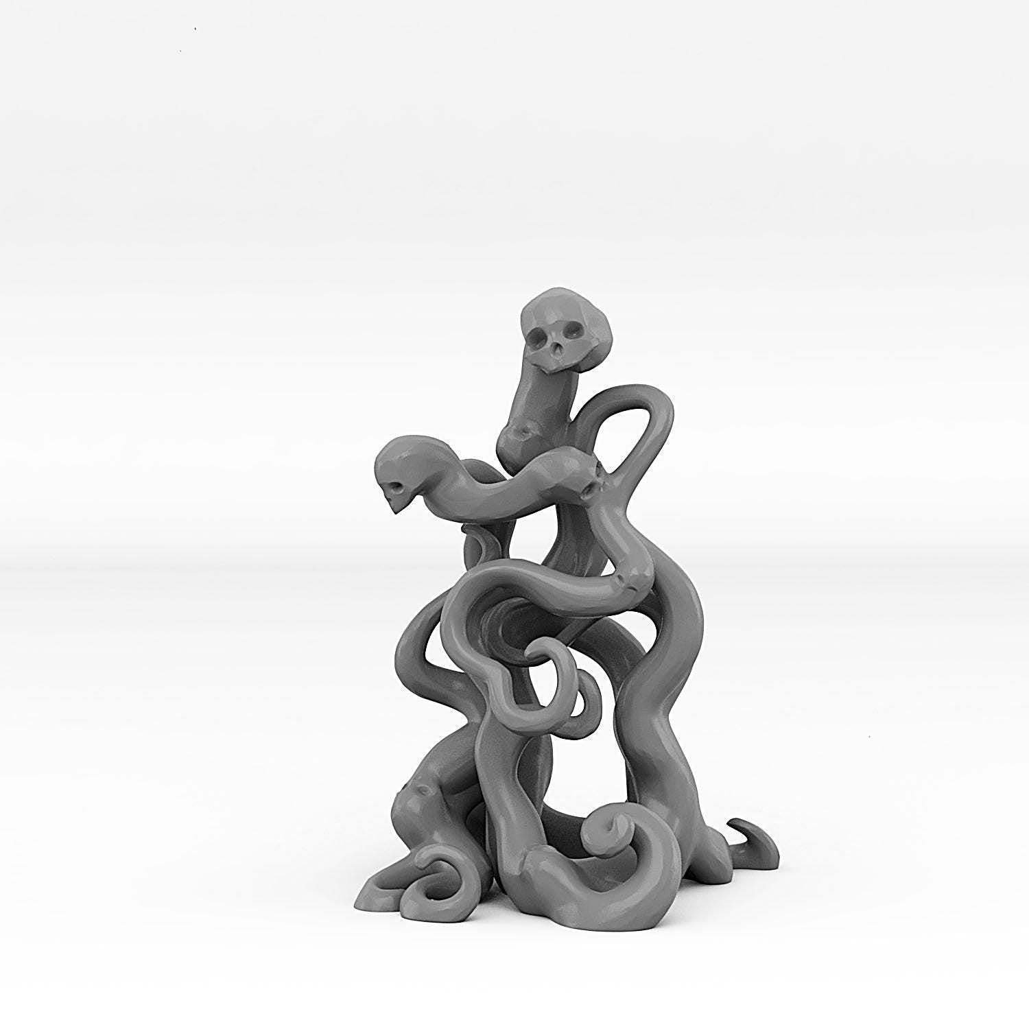 Catacomb Portal With Its Ghost Skulls Effect - Print Your Monsters, Fantastic Portals | 32mm | Crypt | Tomb | Ossuary