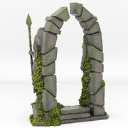 Amazone Portal With Its Lianas Effect - Print Your Monsters, Fantastic Portals | 32mm | Ancient | Ruins | Jungle | Amazon