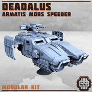 Daedalus Speeder, Troop Carrier - Print Minis | Sci Fi | Hovercraft | Scout| Armartis Mors | Imperial