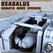 Daedalus Speeder, Troop Carrier - Print Minis | Sci Fi | Hovercraft | Scout| Armartis Mors | Imperial