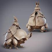 Fidelium Child Mimas and Beetle, Young Mothfolk - CobraMode | Miniature | Wargaming | Roleplaying Games | 32mm | 54mm