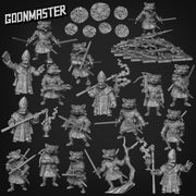 Weapons of War Bases - Goonmaster | Miniature | Wargaming | Roleplaying Games | 32mm | Armory | Pile | Battlefield