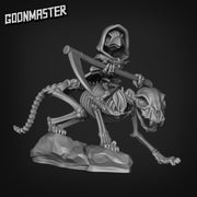 Big Cat Skeleton Cavalry- Goonmaster | Miniature | Wargaming | Roleplaying Games | 32mm | Tiger | Crow | Undead