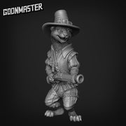 Weasel Witchhunter - Goonmaster | Miniature | Wargaming | Roleplaying Games | 32mm | Assassin | Kenku | Rogue | Undead