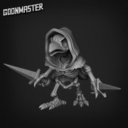 Crow Skeletons- Goonmaster | Miniature | Wargaming | Roleplaying Games | 32mm | Assassin | Kenku | Rogue | Undead