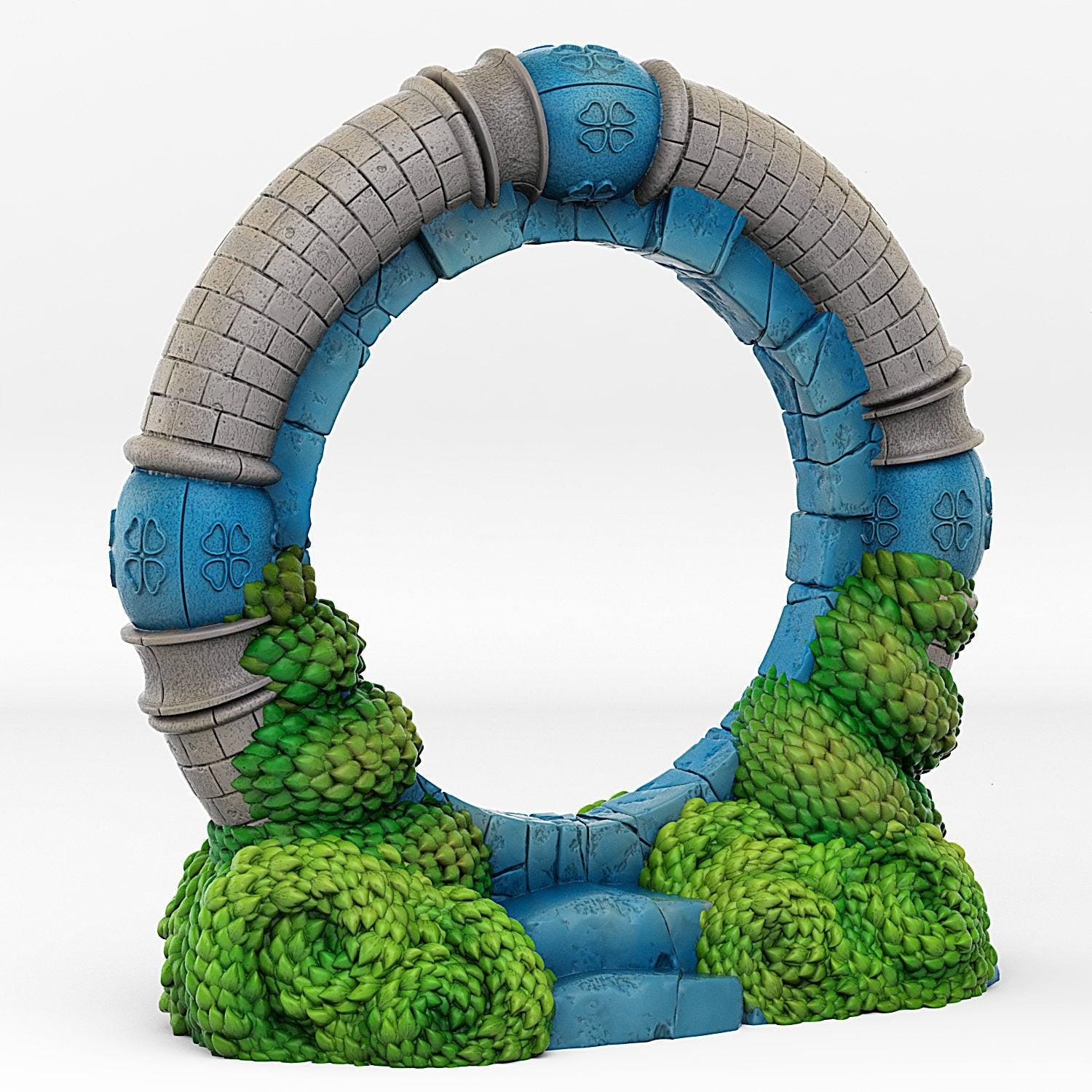Wonderland Portal With Its Hole Effect - Print Your Monsters, Fantastic Portals | 32mm | Alice | Garden | Castle