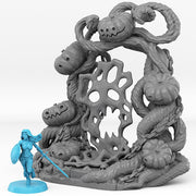 Pumpkins Portal With Its Creepy Effect - Print Your Monsters, Fantastic Portals | 32mm | Fall | Haloween | Vines