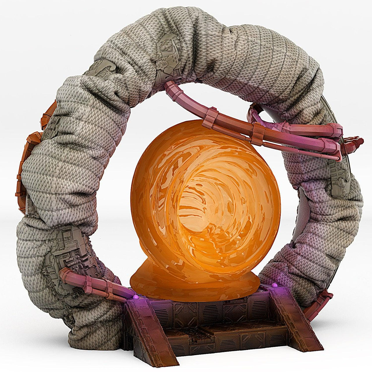 Space Ship Portal With Its Space Tornado Effect - Print Your Monsters, Fantastic Portals | 32mm | Alien | Factory