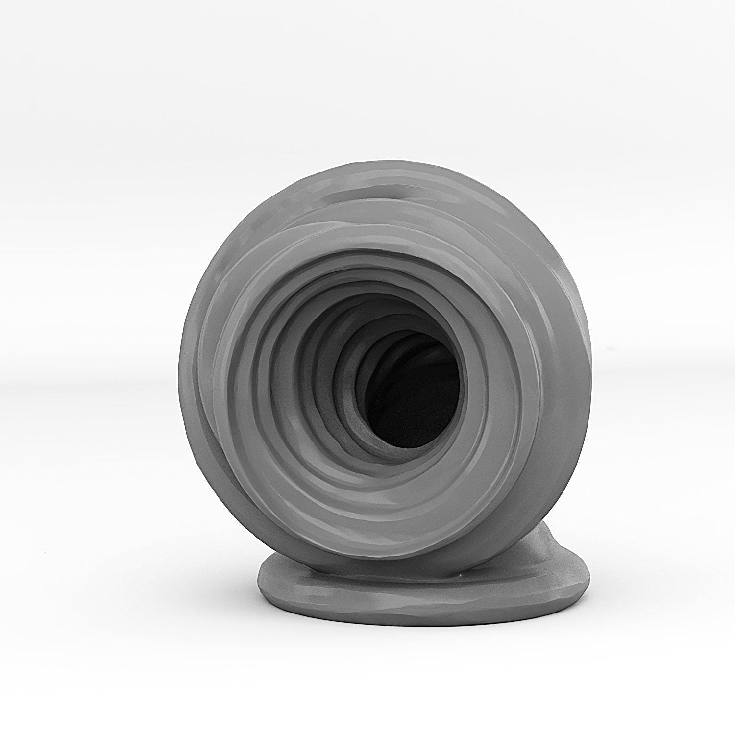 Space Ship Portal With Its Space Tornado Effect - Print Your Monsters, Fantastic Portals | 32mm | Alien | Factory