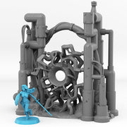 Martian Pipes Portal With Its Electric Effect - Print Your Monsters, Fantastic Portals | 32mm | Alien | Factory