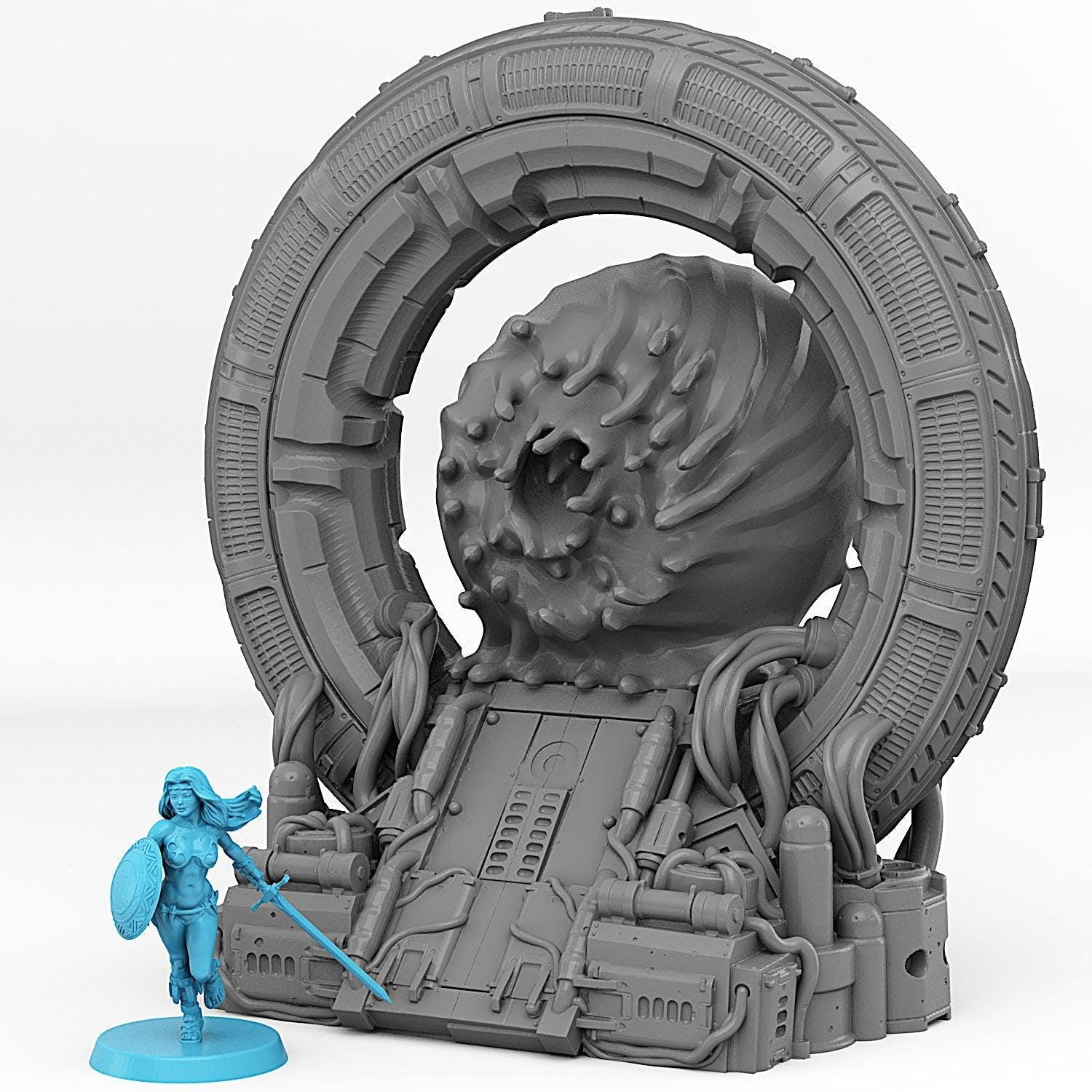 Stars Portal With Its Another World Effect - Print Your Monsters, Fantastic Portals | 32mm | Alien | Ancient