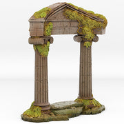 Ancient Greek Portal With Its Water Wall Effect - Print Your Monsters, Fantastic Portals | 32mm | Roman | Column | Ruin