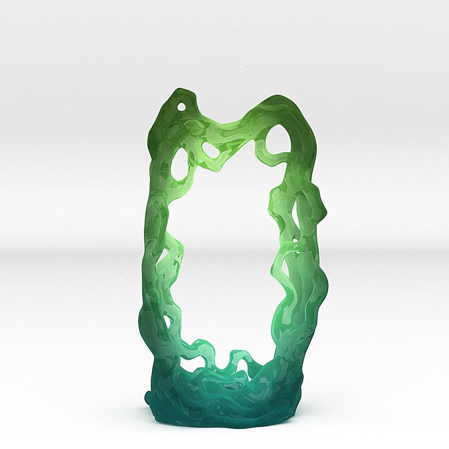 Elfic Portal With Its Magic Barrier - Print Your Monsters, Fantastic Portals | 32mm | Elven | Teleporter