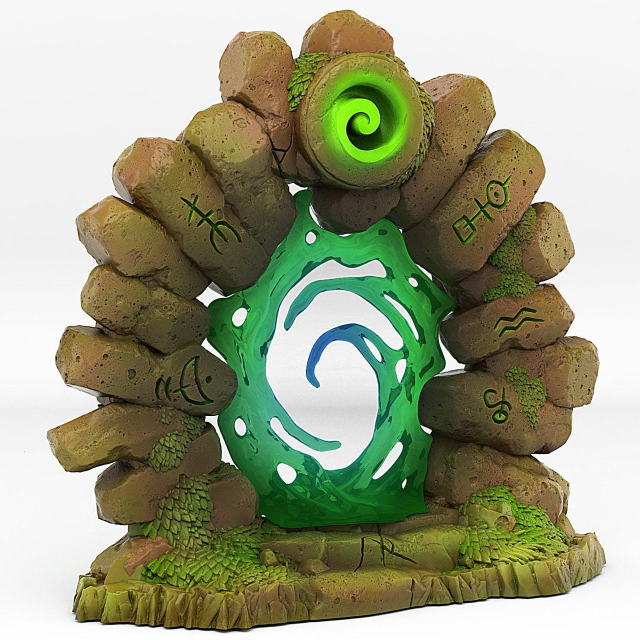 Druid Portal With Its Magic Effect - Print Your Monsters, Fantastic Portals | 32mm | Stone Circle | Teleporter