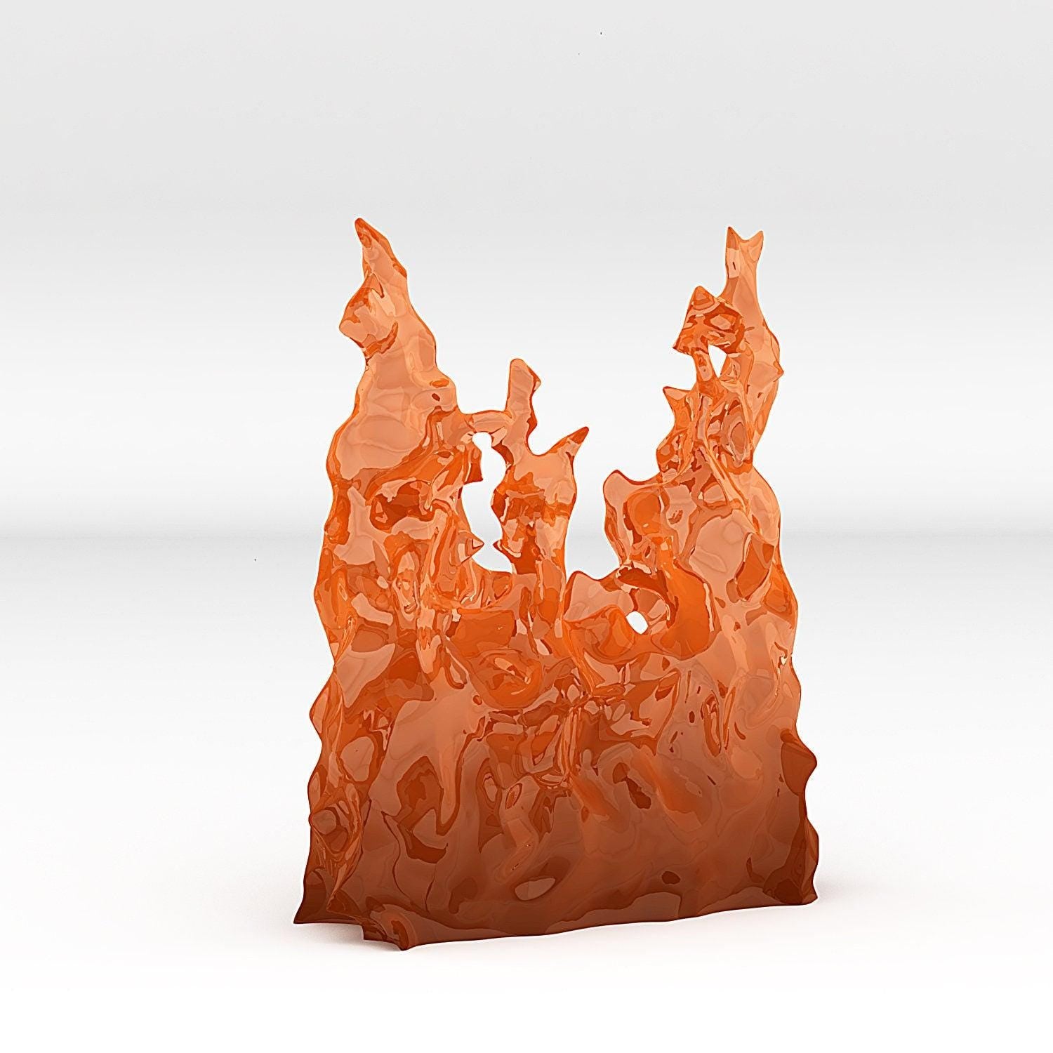 Dungeon Entrance Portal With Its Burning Effect - Print Your Monsters, Fantastic Portals | 32mm | portcullis | Skull