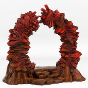 Crystal Portal With Its Nebular Effect - Print Your Monsters, Fantastic Portals | 32mm | Gemstone | Teleporter