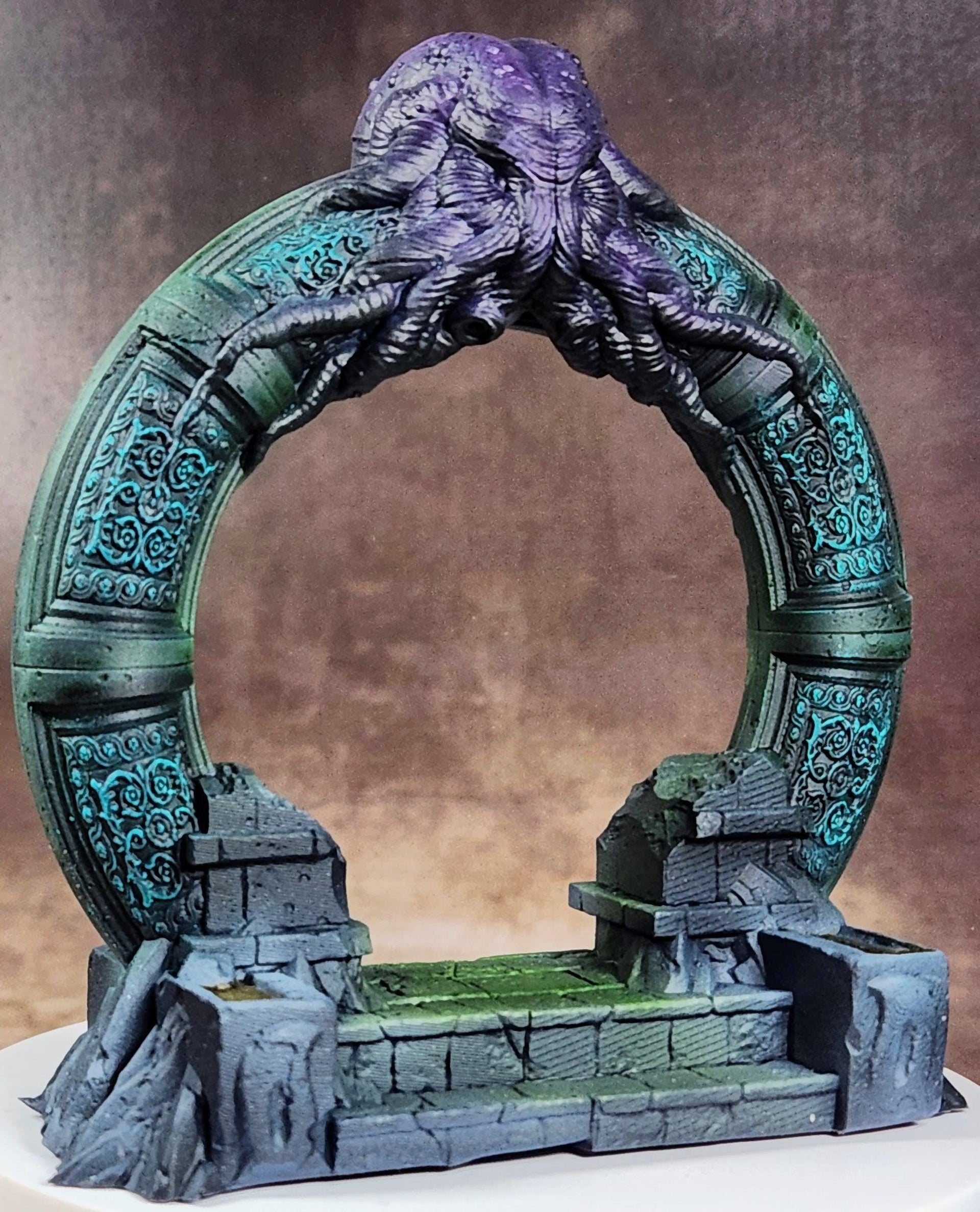 Cthulhu&#39;s Portal With Its Tentacle Effect - Print Your Monsters, Fantastic Portals | 28mm and 32mm | Wargaming | DnD | Tabletop Roleplaying