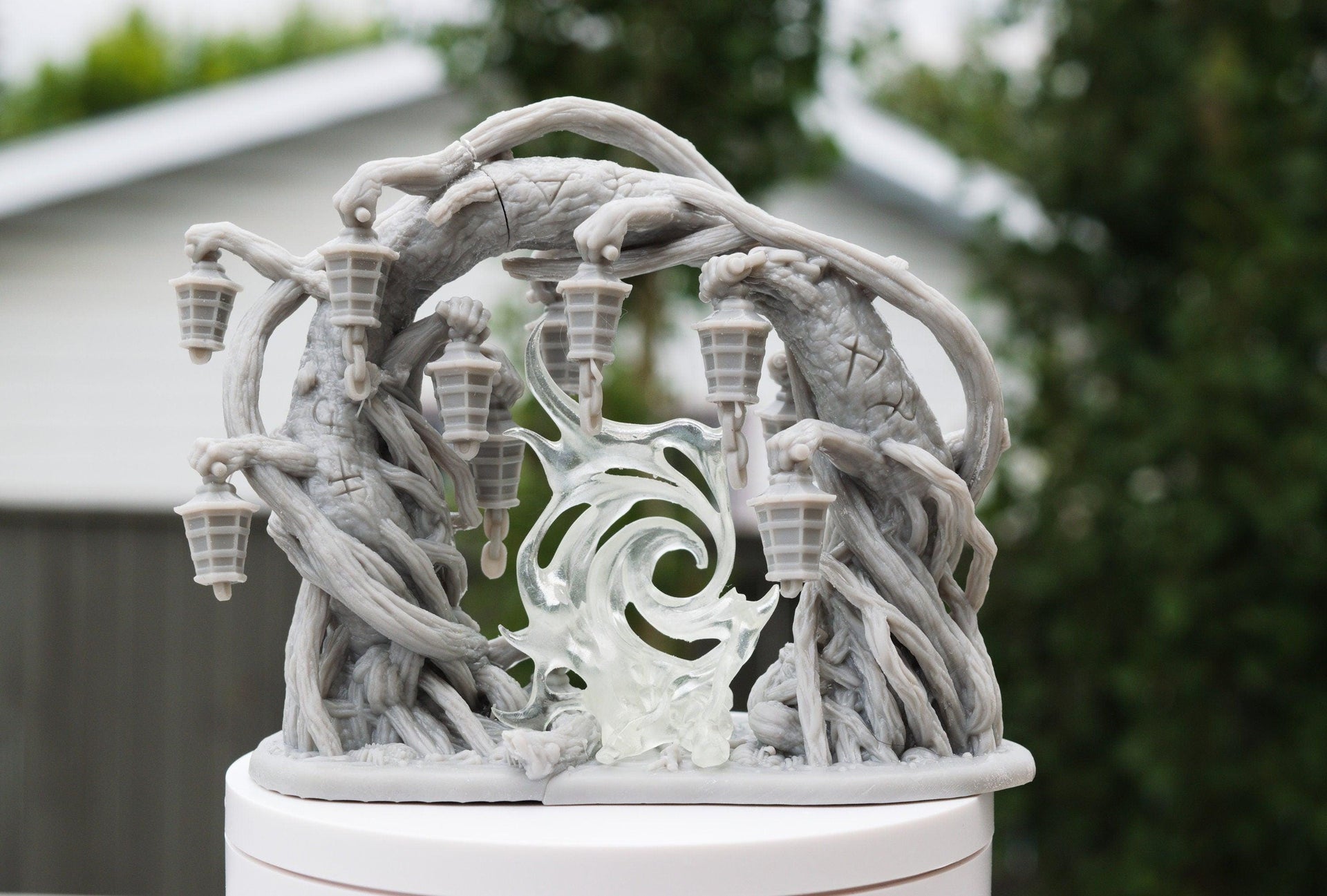 Creepy Forest Portal With Its Dark Magic Effect - Print Your Monsters, Fantastic Portals | 32mm | Lantern | Teleporter