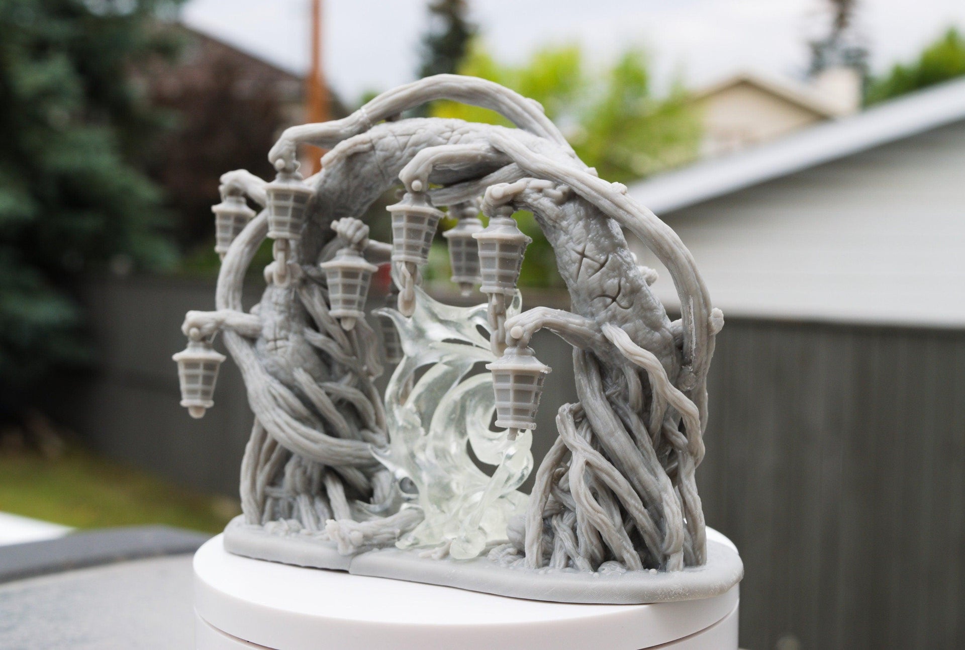 Creepy Forest Portal With Its Dark Magic Effect - Print Your Monsters, Fantastic Portals | 32mm | Lantern | Teleporter