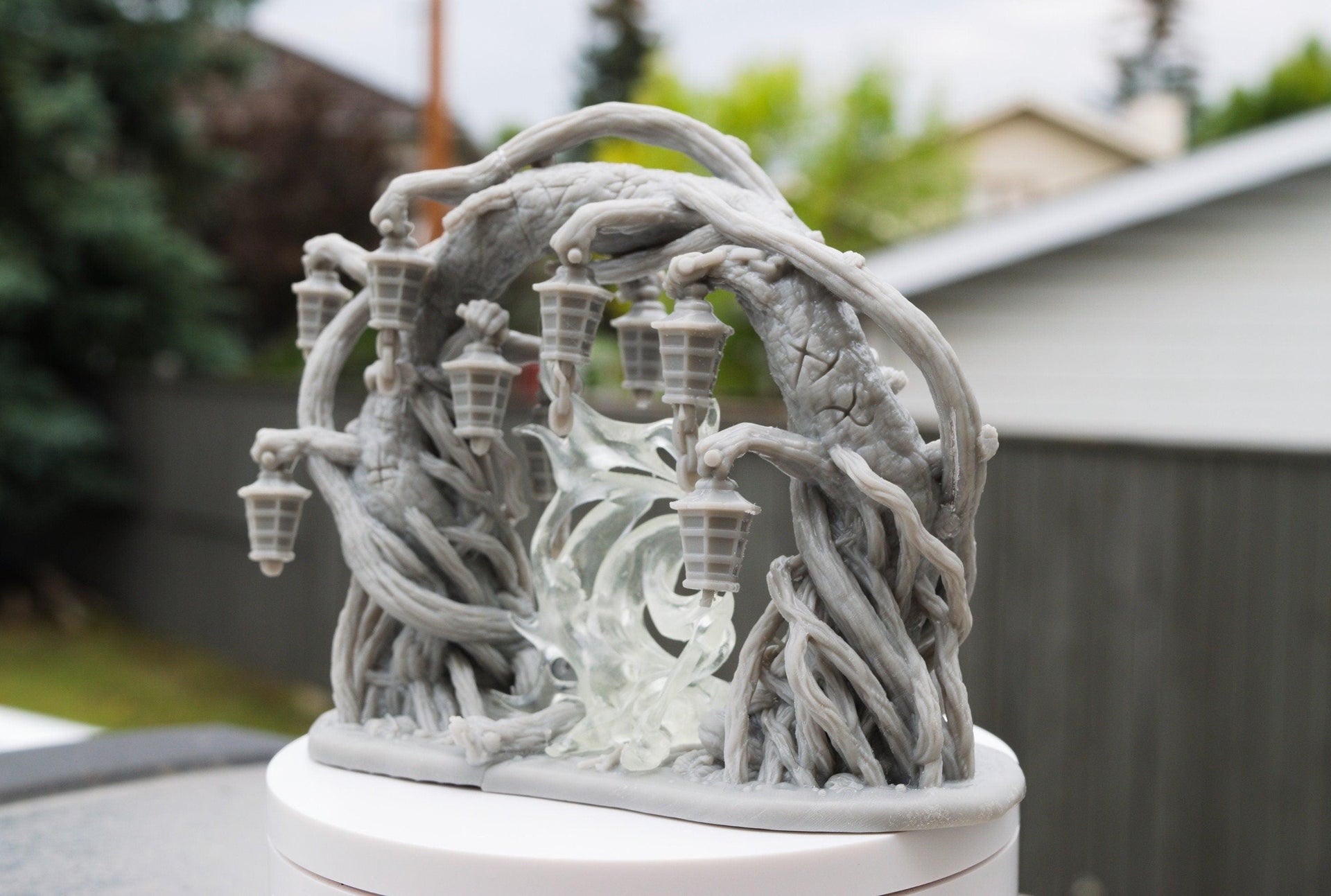 Creepy Forest Portal With Its Dark Magic Effect - Print Your Monsters, Fantastic Portals | 32mm | Lantern | Teleporter