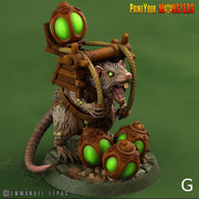 Skirmisher Rats - Print Your Monsters | Toxic | Rat Dominion| 32mm | Crossbow | Grenade | Catapult | Scout | Sniper \\ Artillery