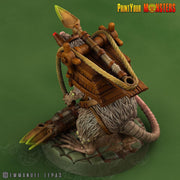 Skirmisher Rats - Print Your Monsters | Toxic | Rat Dominion| 32mm | Crossbow | Grenade | Catapult | Scout | Sniper \\ Artillery