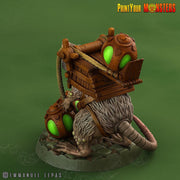Skirmisher Rats - Print Your Monsters | Toxic | Rat Dominion| 32mm | Crossbow | Grenade | Catapult | Scout | Sniper \\ Artillery