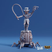 Tiltik Goblin Ringmaster - Arcane Minis | 32mm | Cirque du Sordane | Performer | Circus | Whip | Steampunk | Robot