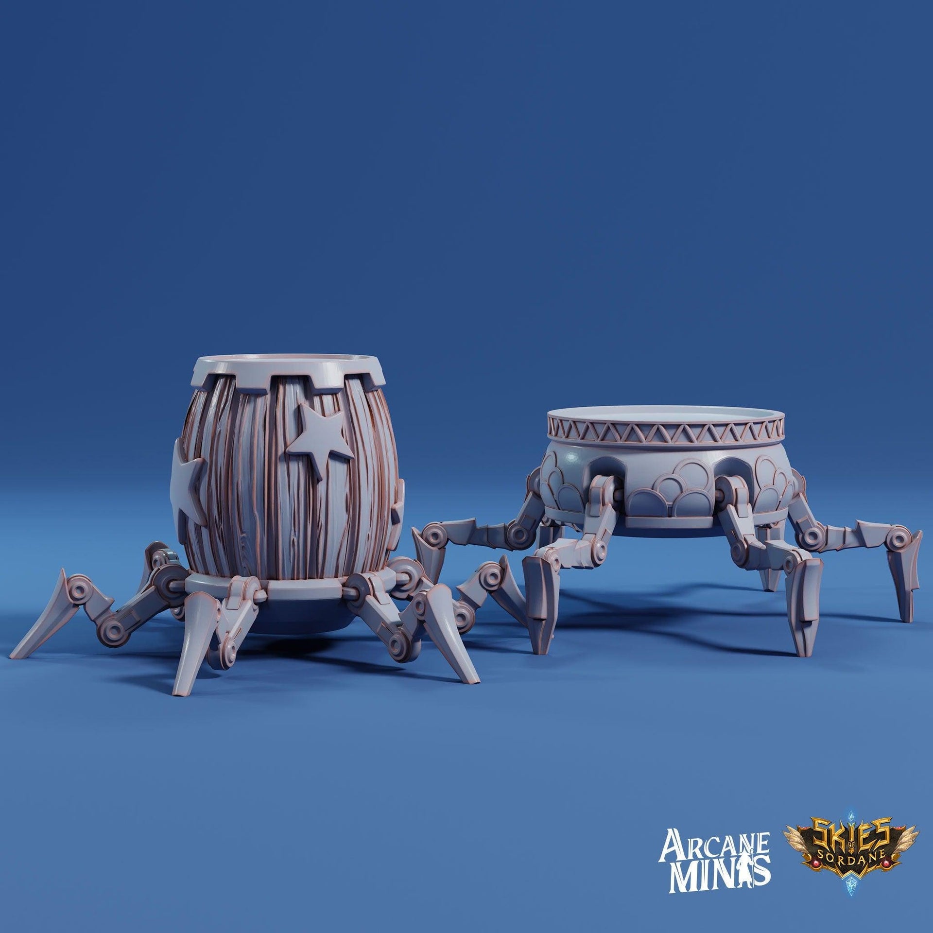 Tiltik Goblin Ringmaster - Arcane Minis | 32mm | Cirque du Sordane | Performer | Circus | Whip | Steampunk | Robot