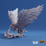 Crystal Flamehawk - Arcane Minis | 32mm | Cirque du Sordane | Phoenix | Fire Bird | Eagle