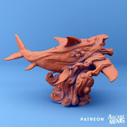 Wild Argolodon, Sky Shark - Arcane Minis | 32mm | Tourist Terror | Alien | Giant | Colossal | Flying