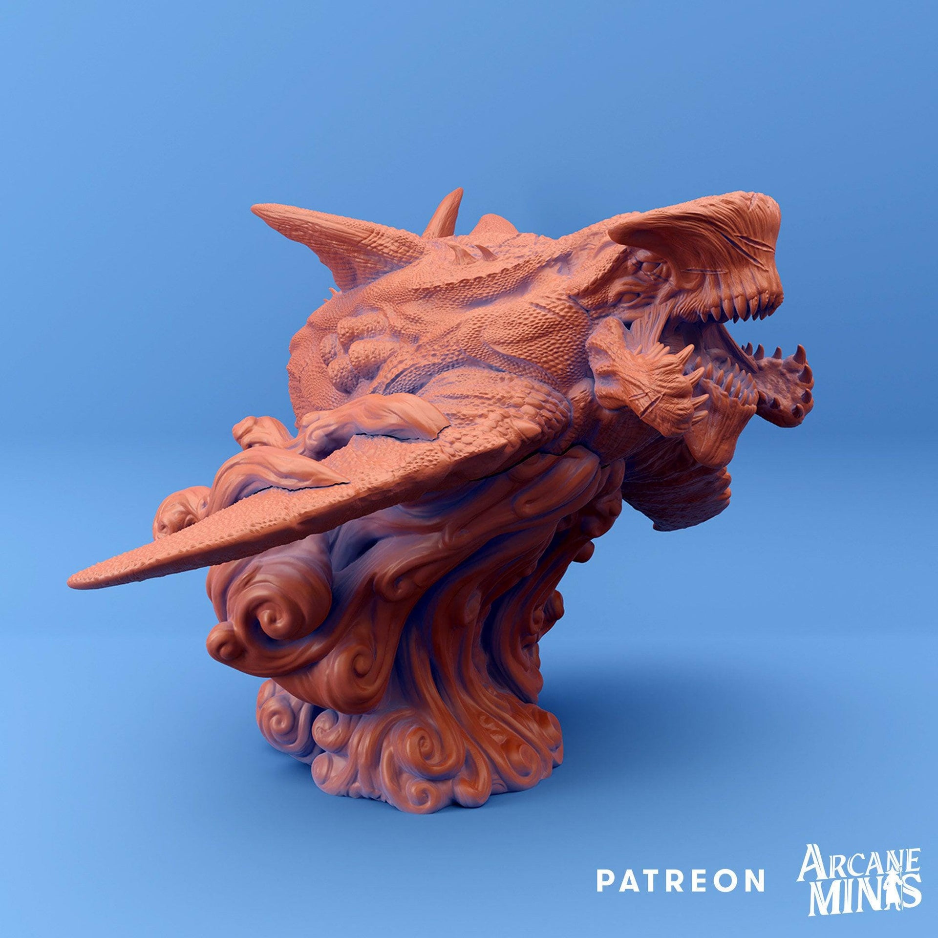 Wild Argolodon, Sky Shark - Arcane Minis | 32mm | Tourist Terror | Alien | Giant | Colossal | Flying
