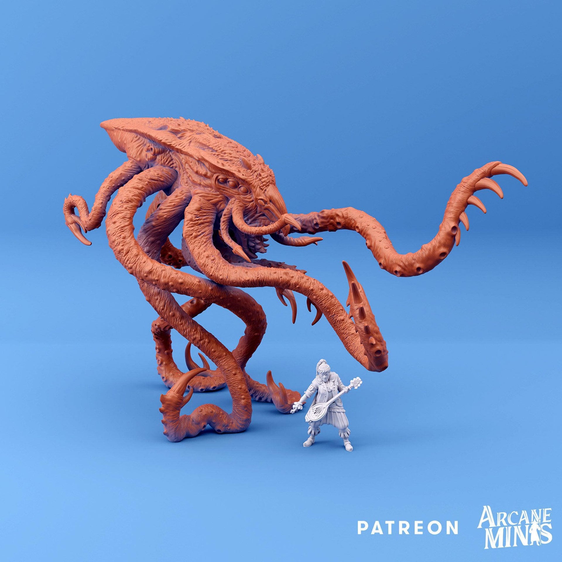 Star Squid- Arcane Minis | 32mm | Tourist Terror | Alien | Octopus | Deep One | Astral | Psychic