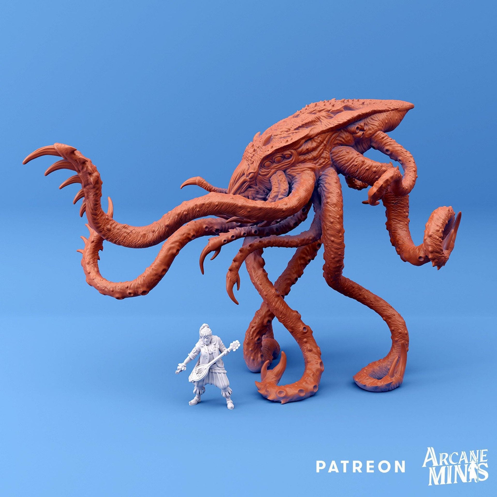 Star Squid- Arcane Minis | 32mm | Tourist Terror | Alien | Octopus | Deep One | Astral | Psychic