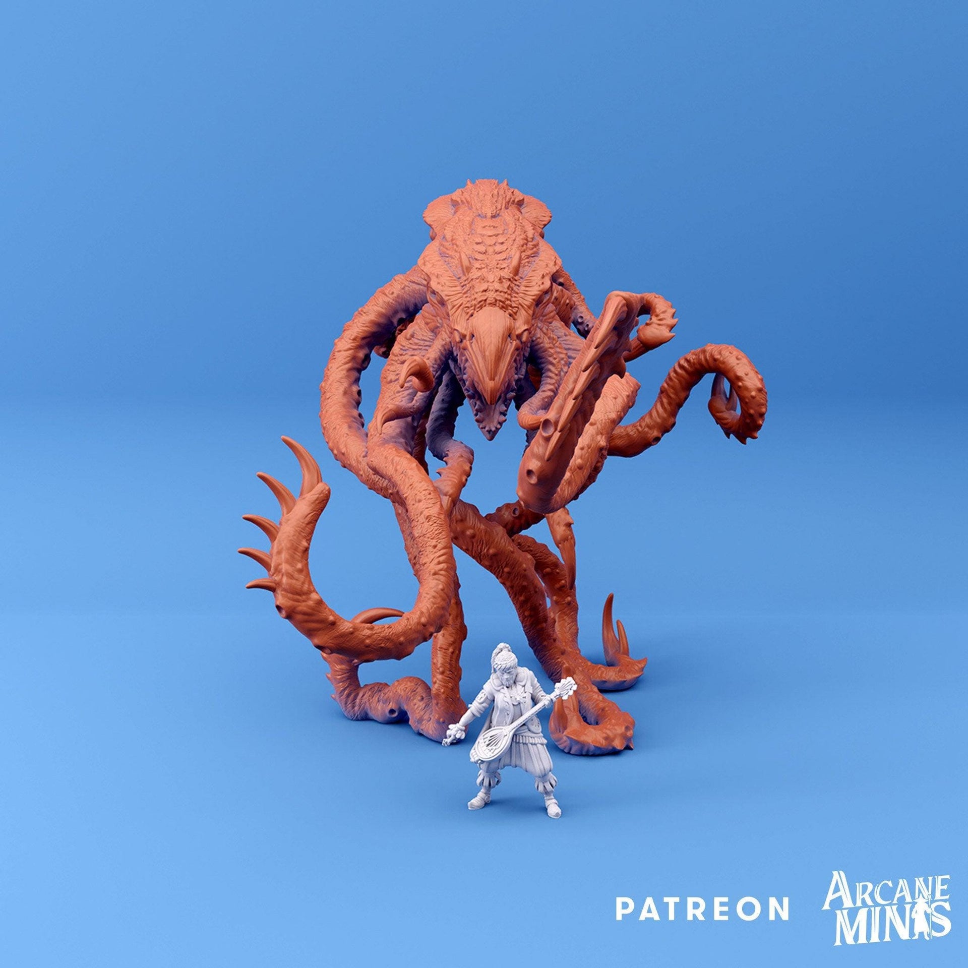 Star Squid- Arcane Minis | 32mm | Tourist Terror | Alien | Octopus | Deep One | Astral | Psychic