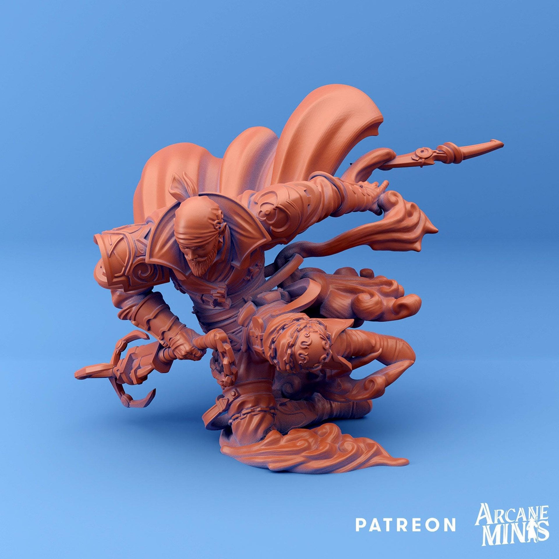 Sky Dancer Elemdar- Arcane Minis | 32mm | Tourist Terror | Rogue | Pirate | Bandit | Assassin