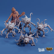 Umbralshade Minions - Arcane Minis | 32mm | Junkers Plight | Alien | Plant Demon | Devil | Elemental | Plant Monster