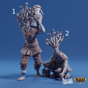 Fungarii Villager 2 - Arcane Minis | 32mm | Junkers Plight | Alien | Mushroom | Fungus | Mold | Townsfolk
