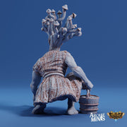 Fungarii Villager 2 - Arcane Minis | 32mm | Junkers Plight | Alien | Mushroom | Fungus | Mold | Townsfolk