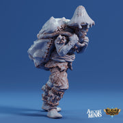 Fungarii Villager 1- Arcane Minis | 32mm | Junkers Plight | Alien | Mushroom | Fungus | Mold | Townsfolk