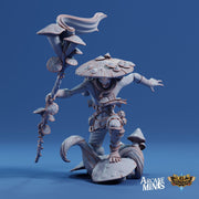 Fungarii Druid - Arcane Minis | 32mm | Junkers Plight | Alien | Mushroom | Fungus | Mold | Priest