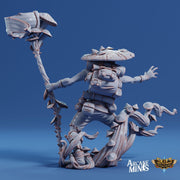 Fungarii Druid - Arcane Minis | 32mm | Junkers Plight | Alien | Mushroom | Fungus | Mold | Priest