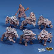 Fungal Hounds - Arcane Minis | 32mm | Junkers Plight | Alien | Mushroom | Demon | Elemental