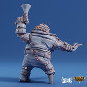 Anoran Barge Captain - Arcane Minis | 32mm | Junkers Plight | Rogue | Bandit | Pirate | Alien