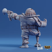 Anoran Barge Captain - Arcane Minis | 32mm | Junkers Plight | Rogue | Bandit | Pirate | Alien