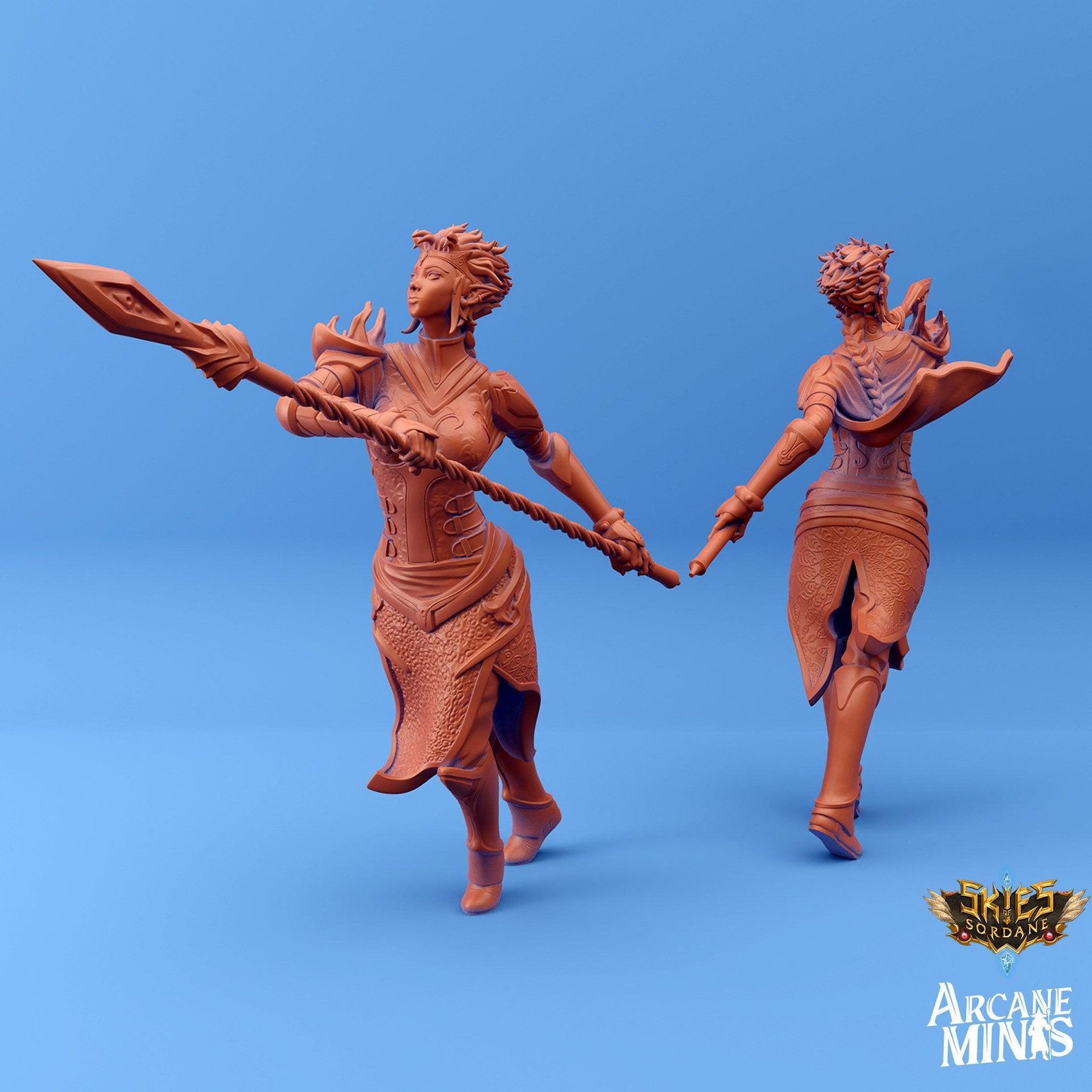 Elf Spelldriver - Arcane Minis | 32mm | Merchant | Soldier | Knight | Guard | Soldier | Warlock | Spellblade | Sorcerer