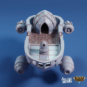Brunt Sky Coach - Arcane Minis | 32mm | Destroyer | Airship | Sails | Pirate Ship